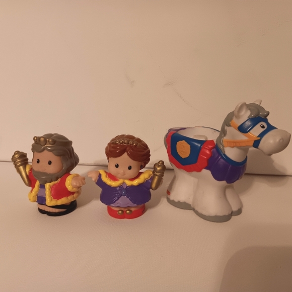 Vintage 2002 Little People Royalty Set of 3 - Picture 1 of 2